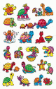 ZD-53340 - Z-Design Sticker beglimmert, Schildkröten