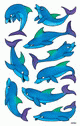 ZD-53444 - Z-Design Sticker beglimmert, Delphine