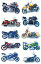 ZD-53750 - Z-Design Sticker Metallic Motorräder