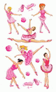 ZD-53791 - Z-Design Sticker Ballerina