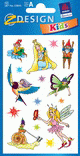 ZD-53843 - Z-Design Papier Sticker, liebl. Zauber, beglimmert