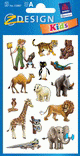 ZD-53887 - Z-Design Papier Sticker, Tinas Zoo