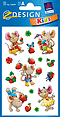 ZD-54044 - Z-Design Papier Sticker, Erdbeermaus