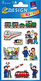 ZD-54141 - Z-Design Papier Sticker, Bahn