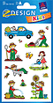 ZD-54142 - Z-Deisgn Papier Sticker, Gärtner, beglimmert