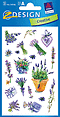 ZD-54346 - Z-Design Blumen-Sticker, Lavendel