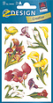 ZD-54444 - Z-Design Blumen-Sticker, Callas, beglimmert