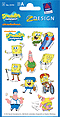 ZD-55116 - Z-Design Papier Sticker SpongeBob Sport, beglimmert