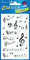 ZD-55151 - Z-Design Papier Sticker Noten