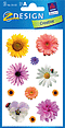 ZD-55153 - Z-Design Papier Sticker Blüten