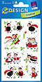 ZD-55154 - Z-Design Papier Sticker Marienkäfer