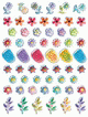 ZD-55522 - Z-Design Sticker Crystal moderne Blumen