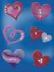 ZD-55686 - Z-Design Sticker Glamour Herzen