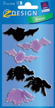 ZD-55758 - Z-Design Jelly Sticker Fledermaus/Spinne