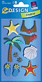 ZD-55823 - Z-Design Collage Sticker, Urlaub
