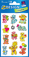 ZD-55895 - Z-Design Papier Sticker, Glücksbärchen