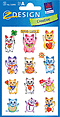 ZD-55898 - Z-Design Papier Sticker, Glückskatzen