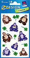 ZD-55899 - Z-Design Papier Sticker, Buddha, geprägt