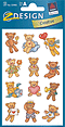ZD-55900 - Z-Design Papier Sticker, Bärchen