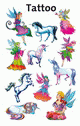 ZD-56390 - Z-Design Tattoos bunt Elfen