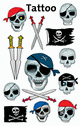 ZD-56632 - Z-Design Tattoos Totenköpfe