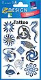 ZD-56673 - Z-Design Tattoo, Ornamente, beglimmert