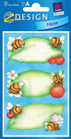 ZD-59569 - Z-Design Haushaltsetiketten Blüte&Bienen