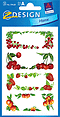 ZD-59638 - Z-Design Haushaltsetiketten Sticker, Fruchtrahmen