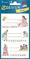 ZD-59644 - Z-Design Buchetiketten, Prinzessin