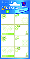ZD-59661 - Z-Design Tiefkühletiketten gelb/grün