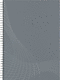 7011 - Avery Zweckform Notizbuch Basic A5 spiralgebunden kariert