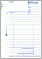 705 - Avery Zweckform Rechnung ohne Durchschlag mit Mikroperforation, A6