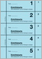 865 - Avery Zweckform Eintrittskarten, 1-500 = 1 Buch, A6