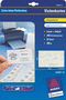C32020-25 - Avery Zweckform Visitenkarten, mikroperforiert, hellgrau marmoriert, 200 g