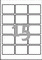 C6080-10 - Avery Zweckform Etiketten 63,5x46,6 mm, 10 Bögen, glänzend