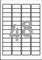 J4791-25 - Avery Zweckform Inkjetetiketten 45,7x21,2 mm, 25 Bögen