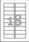 J8871-5 - Avery Zweckform Magnetschilder  78x28 mm, 5 Bögen, mikroperforiert