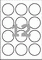 L3416-100 - Avery Zweckform Etiketten Durchmesser 60 mm, 100 Bögen, rund