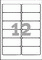 L4743REV-25 - Avery Zweckform Wiederablösbare Etiketten 99,1x42,3 mm, 25 Bögen