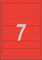 L4762-20 - Avery Zweckform Ordnerrückenetiketten 192x38 mm, 20 Bögen, kurz, rot