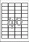 L4770-25 - Avery Zweckform Transparente Etiketten 45,7x25,4 mm, transparent
