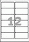 L4776-20 - Avery Zweckform Wetterfeste Folienetiketten 99,1x42,3 mm, 20 Bögen