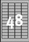 L6009-20 - Avery Zweckform Typenschildetiketten 45,7x21,2 mm, 20 Bögen, silber