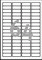 L6021REV-25 - Avery Zweckform Sichtreiteretiketten 45,7x16,9 mm, weiß, wiederablösbar