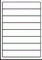 L6060-100 - Avery Zweckform Ordnerrückenetiketten 192x34 mm, 100 Bögen, kurz, weiß