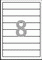 L6060-25 - Avery Zweckform Ordnerrückenetiketten 192x34 mm, 25 Bögen, kurz, weiß
