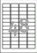 L6113-20 - Avery Zweckform Sicherheitsetiketten 45,7x21,2 mm, 20 Bögen, Polyester, weiß