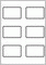 L7088-10 - Avery Zweckform Laminierte Etiketten 85,5x54 mm, 10 Bögen, transparent/weiß