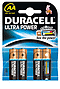 DUR002562 - Duracell Ultra Power Batterien, AA, 4er Pack