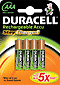 DUR203822 - Duracell StayCharged NiMH Accu AAA 800mAH 4er Pack